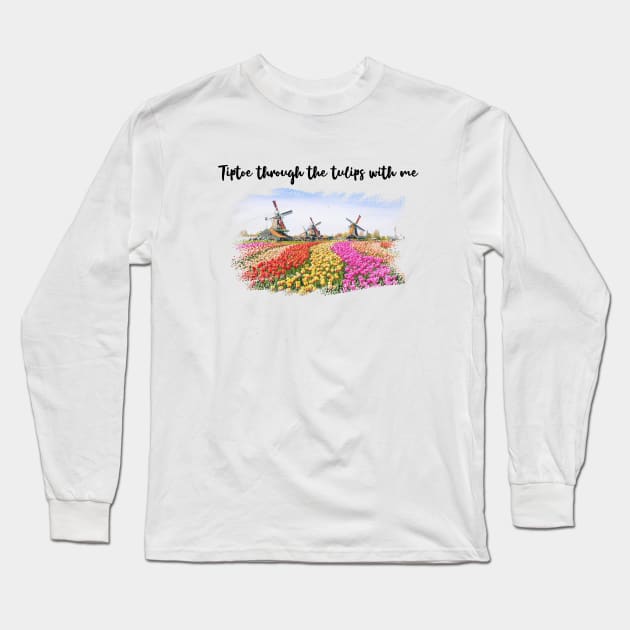 Tulip Long Sleeve T-Shirt by TravelGiftDesign